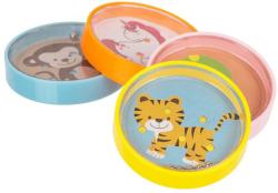 Hra motorický hlavolam kuličkový zvířátka 8 druhů plast