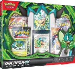 Hra Pokémon TCG Ogerpon ex Premium Collection 6x booster s doplňky Hra Pokémon TCG Ogerpon ex Premium Collection 6x booster s doplňky