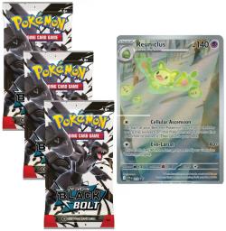 Hra Pokémon TCG SV10.5 Black Bolt Tech Sticker Collection Reuniclus 3x booster