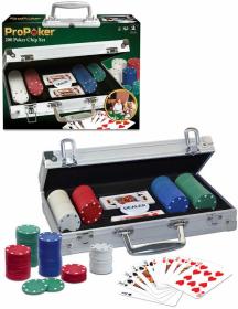 HRA Poker 200 žetonů v kufříku pro dospělé (společenská hra)