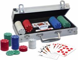 HRA Poker 200 žetonů v kufříku pro dospělé (společenská hra)