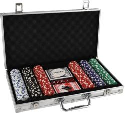 Hra Poker sada 300 žetonů + karty + kostky v hliníkovém kufříku