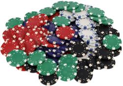 Hra Poker sada 300 žetonů + karty + kostky v hliníkovém kufříku