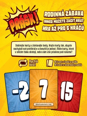 HRA Prásk! karetní (společenská hra)