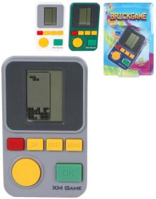 Hra retro digitální konzole Tetris Brick Game padající kostky na baterie Zvuk Hra retro digitální konzole Tetris Brick Game padající kostky na baterie Zvuk