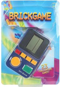 Hra retro digitální konzole Tetris Brick Game padající kostky na baterie Zvuk