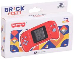 Hra retro digitální Tetris Brick Game konzole padající kostky na baterie 3 barvy