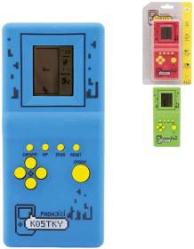 Hra retro postřehová elektronická padající kostky na baterie Tetris 3 barvy Hra retro postřehová elektronická padající kostky na baterie Tetris 3 barvy