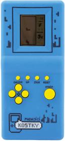 Hra retro postřehová elektronická padající kostky na baterie Tetris 3 barvy