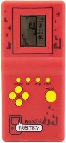 Hra retro postřehová elektronická padající kostky na baterie Tetris 3 barvy