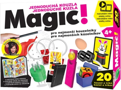 Hra Super snadná magie Pavel Kožíšek soubor 20 kouzel v krabici Hra Super snadná magie Pavel Kožíšek soubor 20 kouzel v krabici