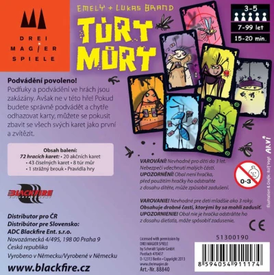 HRA Túry Můry (společenská hra) karetní