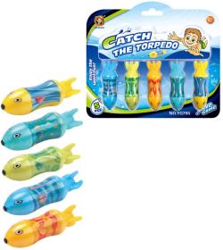 Hra vodní Chatch Torpedo set střela 5ks na potápění do vody