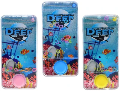 Hra vodní Destination Deep navlékání kroužků na hroty 3 barvy plast Hra vodní Destination Deep navlékání kroužků na hroty 3 barvy plast