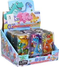 Hra vodní Dinosaurus navlékání kroužků na hroty 3 druhy plast