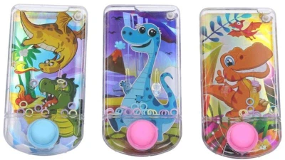 Hra vodní Dinosaurus navlékání kroužků na hroty 3 druhy plast