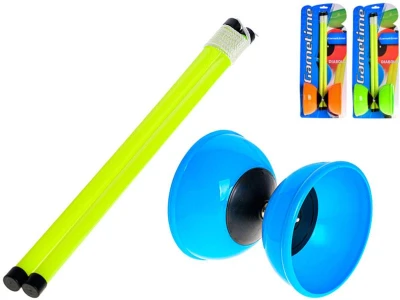 Hra žonglování Gametime diabolo 36cm plastové 3 barvy Hra žonglování Gametime diabolo 36cm plastové 3 barvy