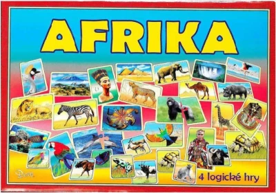 Hydrodata HRA Afrika sada 4 logické naučné hry v krabici 4v1 (spoločenská hra) Hydrodata HRA Afrika sada 4 logické naučné hry v krabici 4v1 (spoločenská hra)