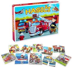 Hydrodata Hra Hasiči 3 logické hry 3v1 puzzle (společenská hra)