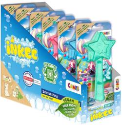 INKEE Kouzelná hůlka Hvězda na šumivé kapky do vody do koupele 3 barvy