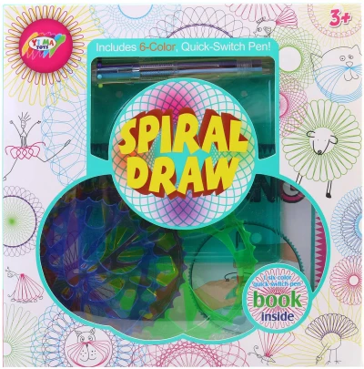Inspiro kreativní set šablony kreslící spirograf na obkreslování