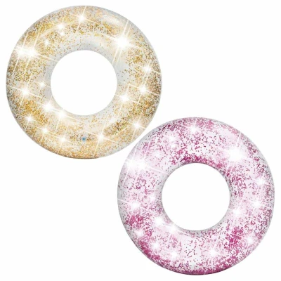 Intex 56274 Nafukovací kruh Sparkling Glitter zlatá Intex 56274 Nafukovací kruh Sparkling Glitter zlatá