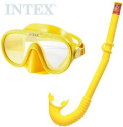 Intex Adventurer potápěčský plavecký set do vody brýle + šnorchl žlutý 55642