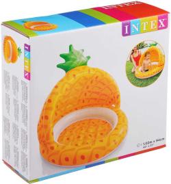 Intex Baby bazén nafukovací se stříškou ananas 102x94cm 58414