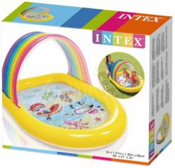 Intex Baby bazének nafukovací se stříškou brouzdaliště s vodotryskem 57156