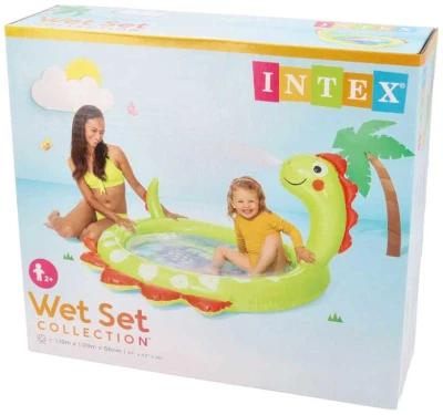 Intex Bazén baby dětský dinosaurus 119x109x66cm s fontánkou 58437