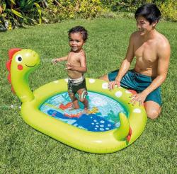 Intex Bazén baby dětský dinosaurus 119x109x66cm s fontánkou 58437