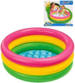 Intex Bazén Baby kulatý s nafukovacím dnem 86 x 25 cm Intex Bazén Baby kulatý s nafukovacím dnem 86 x 25 cm