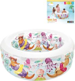 Intex Bazén dětský kulatý nafukovací 152x56cm Vydry 58480