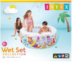 Intex Bazén dětský kulatý nafukovací 152x56cm Vydry 58480