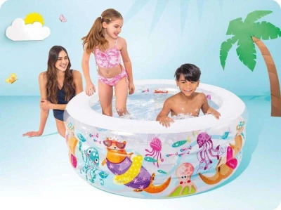 Intex Bazén dětský kulatý nafukovací 152x56cm Vydry 58480