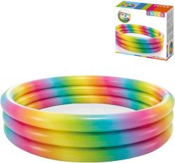 Intex Bazén dětský kulatý nafukovací 168x38cm duhový 58449