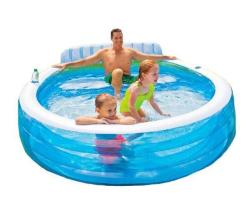 Intex Bazén nafukovací FAMILY CENTER 224x216x76cm