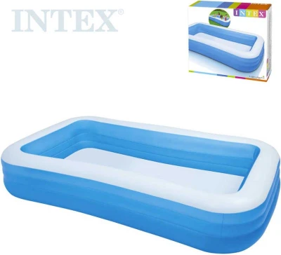 Intex Bazén nafukovací rodinný 305x183x56cm obdelníkový 58484 Intex Bazén nafukovací rodinný 305x183x56cm obdelníkový 58484