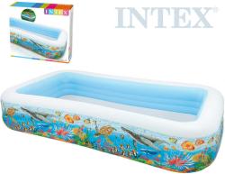 Intex Bazén rodinný obdelník nafukovací 305x56x183cm mořský svět 58485