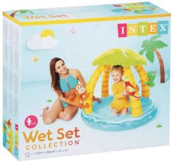 Intex Bazének baby Tropický ostrov 119x109x66cm se stříškou 58417