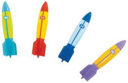 Intex Hra Torpédo barevné set 4ks střela na potápění do vody 55508