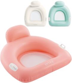 Intex Křeslo nafukovací s opěradlem s úchyty do vody 3 barvy 56801