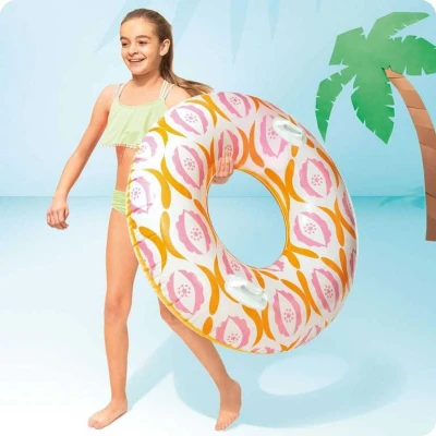 Intex Kruh plavací Retro 91cm nafukovací kolo do vody 56269