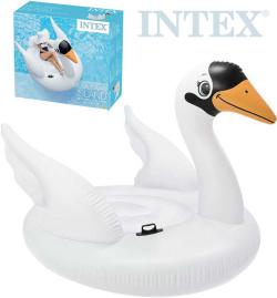 Intex Labuť velká nafukovací s úchyty 194x152x147cm obří matrace do vody 56287