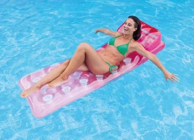 Intex Lehátko 188 x 71cm matrace s 18 otvory do vody 3 barvy