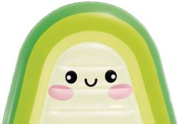 Intex Lehátko Avokádo nafukovací matrace průhledná do vody 58739