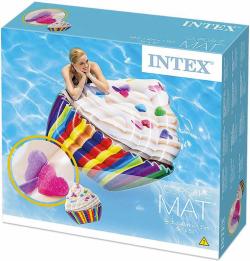 Intex Lehátko muffin 142x135cm nafukovací dětská matrace na vodu 58770