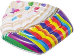 Intex Lehátko muffin 142x135cm nafukovací dětská matrace na vodu 58770