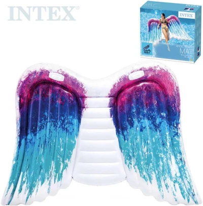 Intex Lehátko nafukovací Andělská křídla 251x160cm matrace s úchyty na vodu 58786 Intex Lehátko nafukovací Andělská křídla 251x160cm matrace s úchyty na vodu 58786