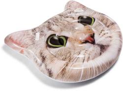 Intex Lehátko nafukovací Kočka 147x135cm matrace s úchyty na vodu 58784